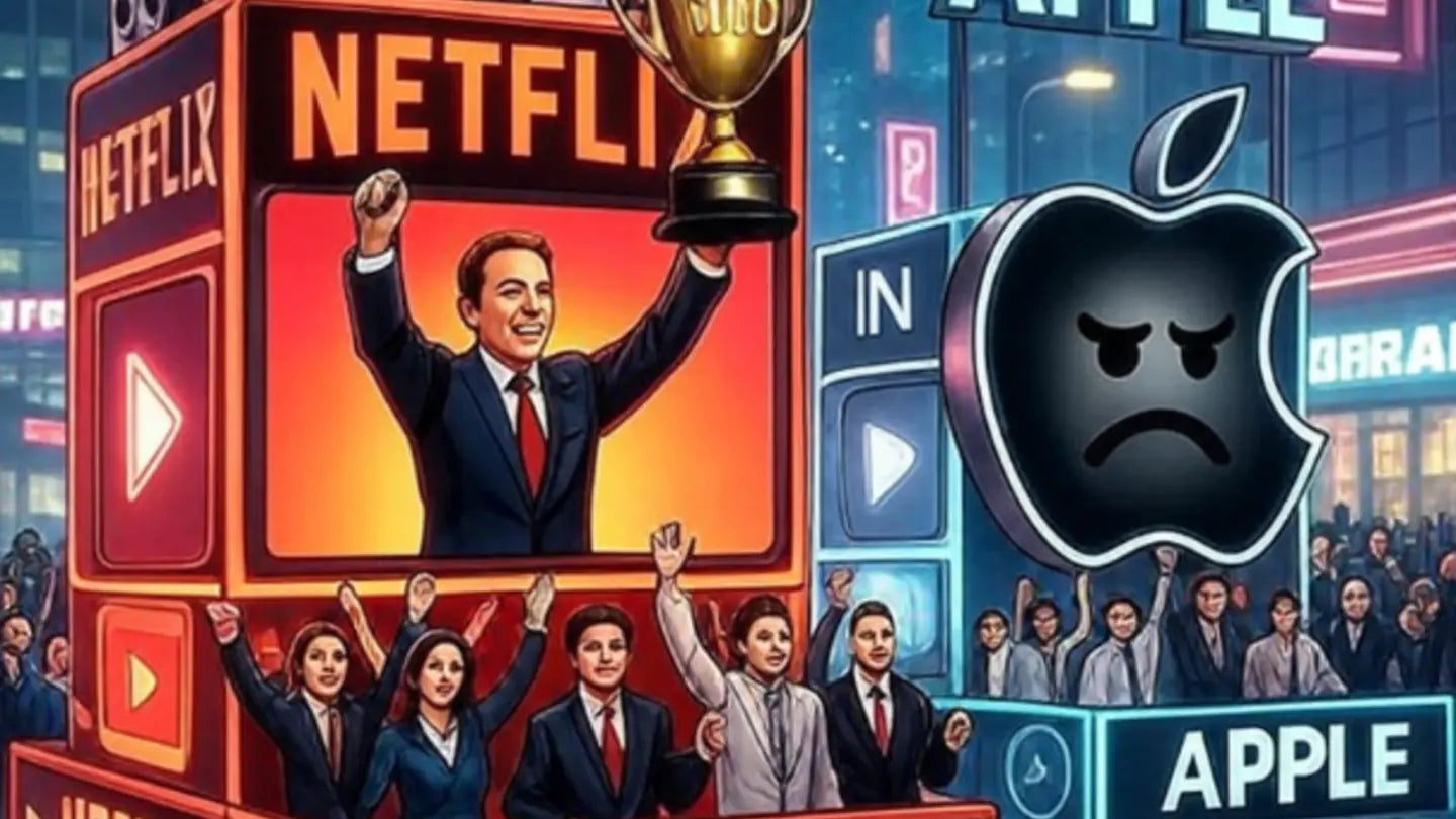 Netflix slår Apple i $72 mia. opkøb af Warner Bros. Discovery: Apples streamingdrøm knust