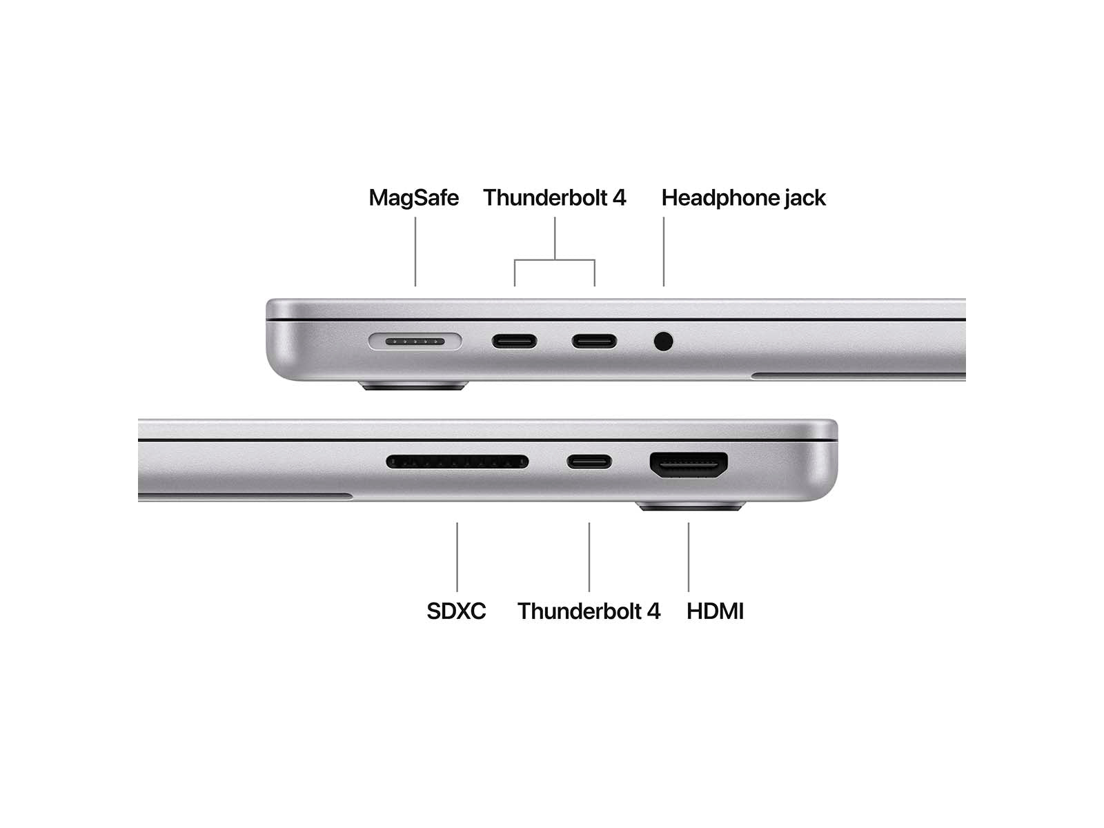 MacBook Pro 2025 14" M5 10CPU, 10GPU, 16GB, 1TB - Silver - (MDE54DK/A)