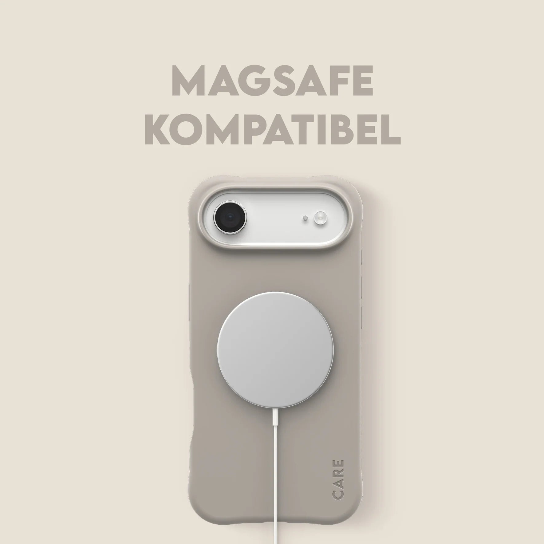 PanzerGlass CARE MagSafe Cover til iPhone 17 Air – Samba Vanilla