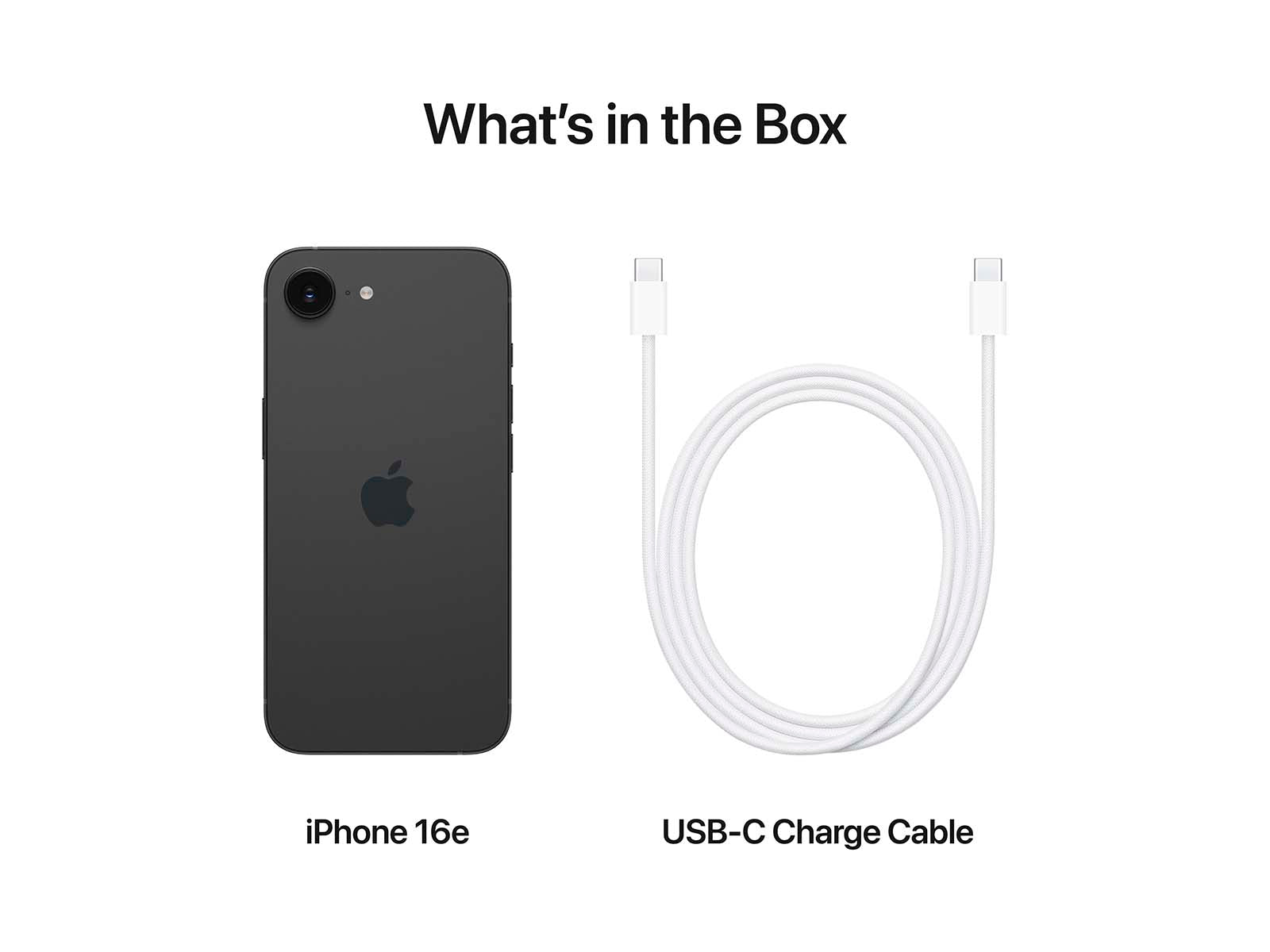 Apple iPhone 16E 128GB Black - (MD1Q4QN/A)