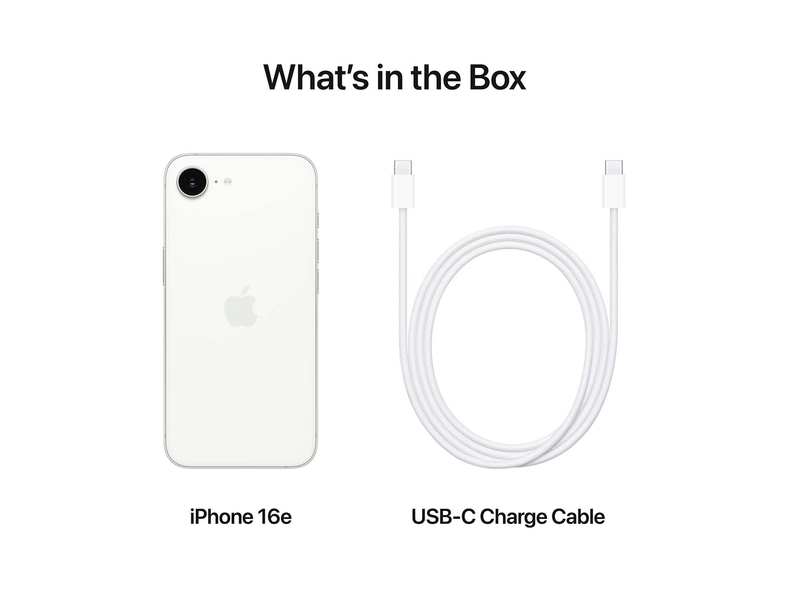 Apple iPhone 16E 128GB White - (MD1R4QN/A)