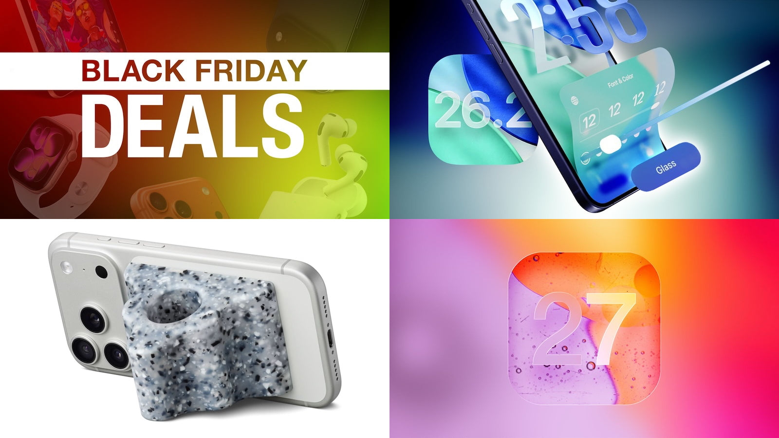 Apple Black Friday: Vilde tilbud, iOS 26.2, rygter om iOS 27 og billig MacBook på vej