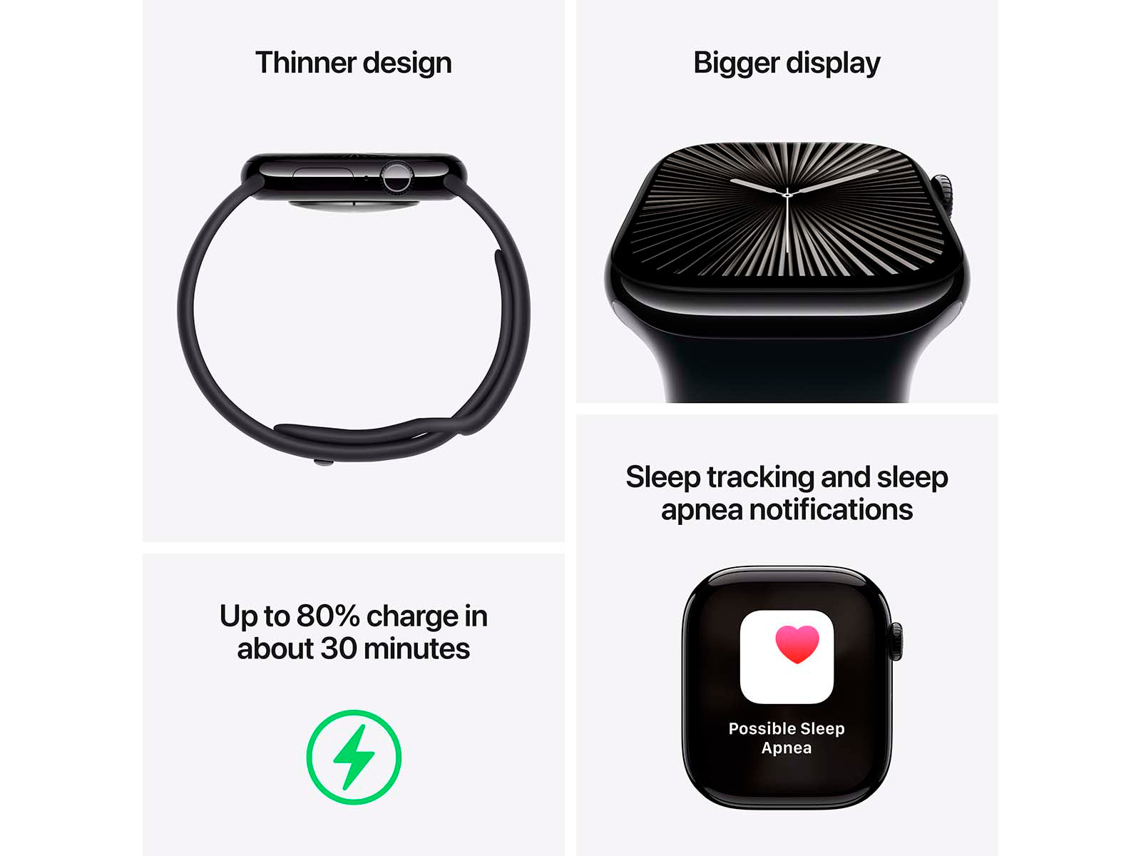 Apple Watch Series 10 G/C 46mm Slate Tit M/L - (MWY43QN/A)