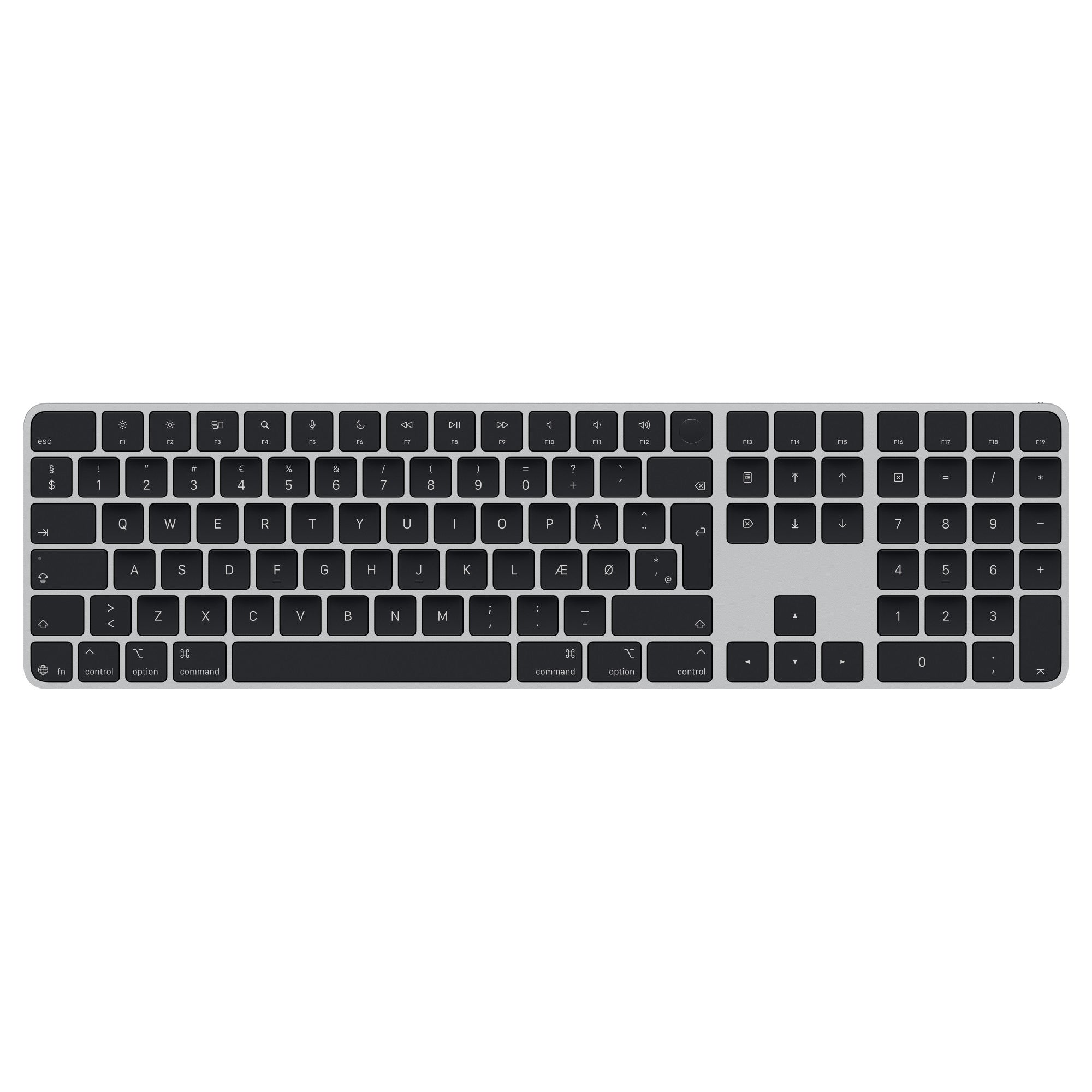Apple Magic Keyboard med Touch ID til Mac - (USB‑C) – Dansk – Sort - (MXK83DK/A)