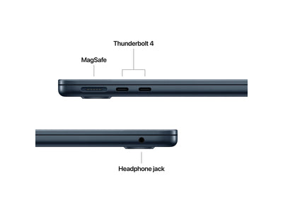 MacBook Air 2025 13" M4 10CPU, 10GPU, 24GB, 512GB - Midnight - (MC6C4DK/A)