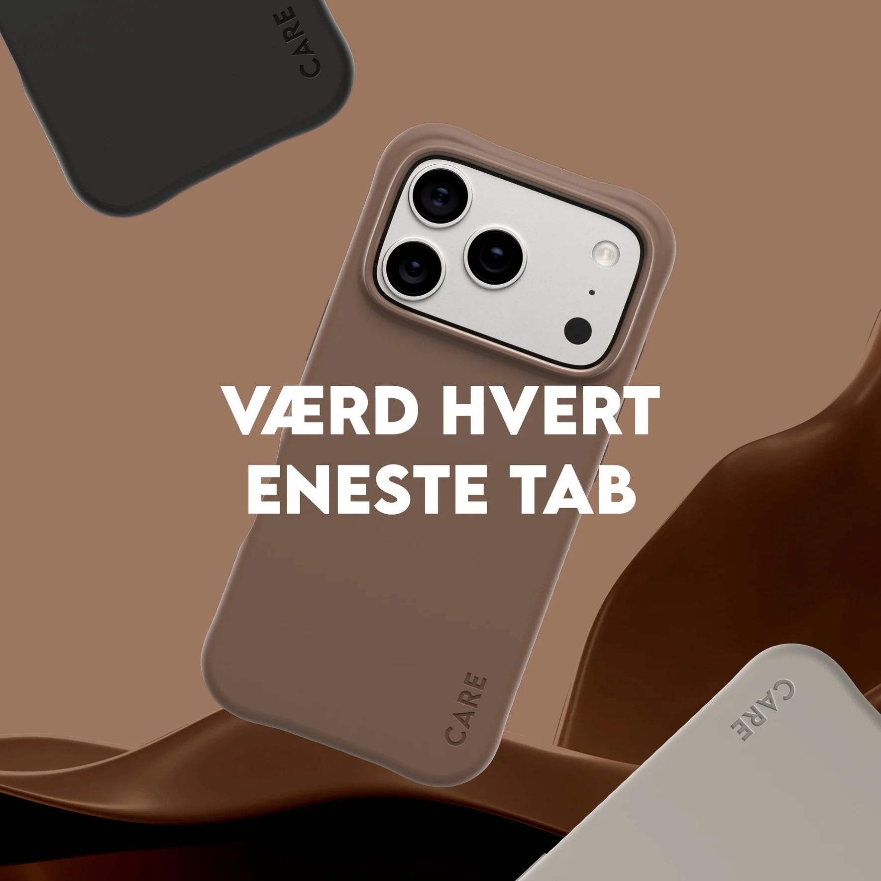 PanzerGlass CARE Cover til iPhone 17 Pro – Samba Espresso