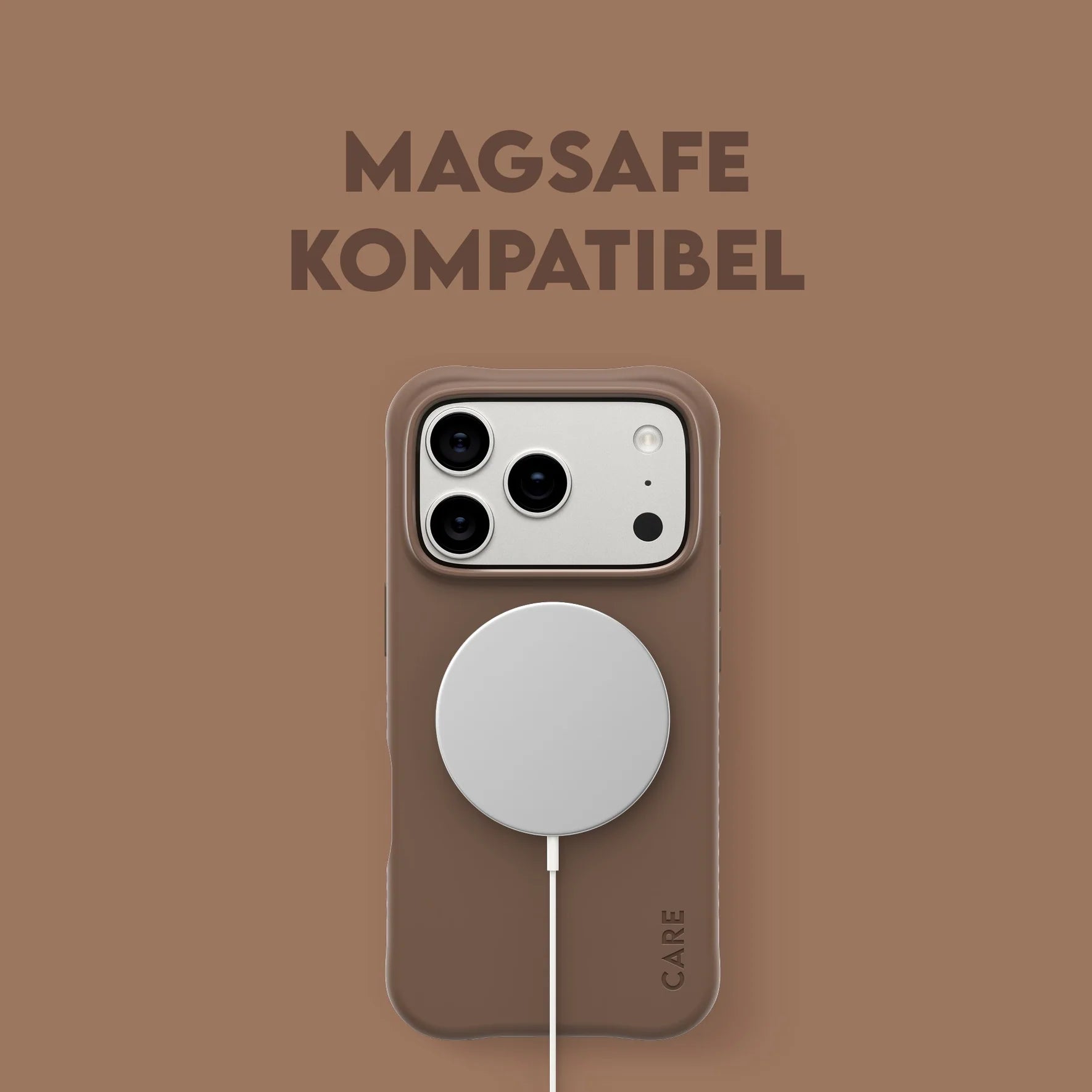 PanzerGlass CARE Cover til iPhone 17 Pro – Samba Espresso